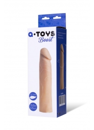 Реалистичная насадка с ярко выраженной головкой - 16,5 см. - A-toys - в Тольятти купить с доставкой