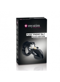 Пояс верности с электростимуляцией Mystim Pubic Enemy No1 Black Edition - MyStim - купить с доставкой в Тольятти