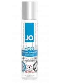 Возбуждающий лубрикант на водной основе JO Personal Lubricant H2O Warming - 30 мл. - System JO - купить с доставкой в Тольятти