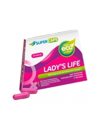 Возбуждающие капсулы Ladys Life - 14 капсул (0,35 гр.) - SuperCaps - купить с доставкой в Тольятти