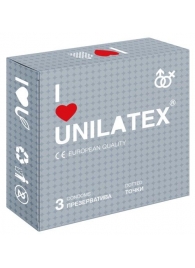 Презервативы с точками Unilatex Dotted - 3 шт. - Unilatex - купить с доставкой в Тольятти