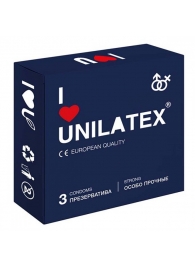 Ультрапрочные презервативы Unilatex Extra Strong - 3 шт. - Unilatex - купить с доставкой в Тольятти