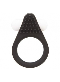 Чёрное эрекционное кольцо LIT-UP SILICONE STIMU RING 1 BLACK - Dream Toys - в Тольятти купить с доставкой