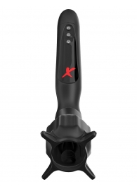 Чёрный вибростимулятор для головки члена с эффектом всасывания Vibrating Roto-Sucker - Pipedream - в Тольятти купить с доставкой
