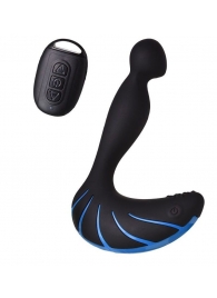 Чёрно-синий массажер простаты Erotist Third - Erotist Adult Toys - в Тольятти купить с доставкой