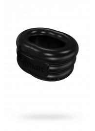 Чёрное эрекционное виброкольцо Stretch - Bathmate - в Тольятти купить с доставкой