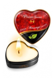 Массажная свеча с нейтральным ароматом Bougie Massage Candle - 35 мл. - Plaisir Secret - купить с доставкой в Тольятти