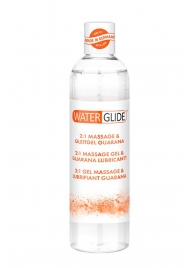 Гель-смазка 2-в-1 MASSAGE   LUBRICANT GUARANA - 300 мл. - Waterglide - купить с доставкой в Тольятти