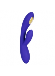 Фиолетовый вибратор с функцией электростимуляции Intimate E-Stimulator Dual Wand - 21,5 см. - California Exotic Novelties - купить с доставкой в Тольятти