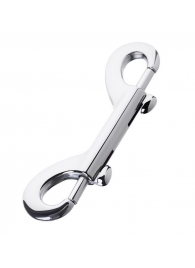 Серебристый двухсторонний карабин TOYFA Metal - ToyFa - купить с доставкой в Тольятти