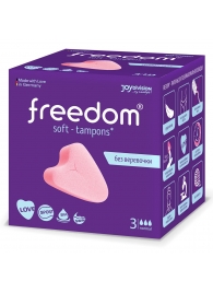 Женские гигиенические тампоны без веревочки FREEDOM normal - 3 шт. - Freedom - купить с доставкой в Тольятти