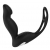 Черный вибромассажер простаты P-PLEASER W ERECTION ENHANCE - Dream Toys - в Тольятти купить с доставкой