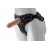 Черный пояс-трусики с двумя насадками Soft-Dolli - 16,5 и 10,5 см. - LOVETOY (А-Полимер) - купить с доставкой в Тольятти