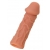 Телесная реалистичная насадка KOKOS Extreme Sleeve 05 с дополнительной стимуляцией - 12,7 см. - KOKOS - в Тольятти купить с доставкой