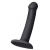 Черный фаллос на присоске Silicone Bendable Dildo S - 17 см. - Strap-on-me - купить с доставкой в Тольятти