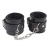 Черные оковы на ноги Obey Me Leather Ankle Cuffs - Chisa - купить с доставкой в Тольятти