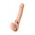 Телесный безремневой вибрострапон Vibrating Bendable Strap-On L - Strap-on-me - купить с доставкой в Тольятти