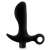 Черный анальный вибратор Silicone Vibrating Prostate Massager 01 - 10,8 см. - Blush Novelties - в Тольятти купить с доставкой