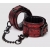 Красно-черные наручники Reversible Faux Leather Wrist Cuffs - Fifty Shades of Grey - купить с доставкой в Тольятти