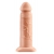 Телесный реалистичный фаллоимитатор с полостью Silicone Hollow Extension - 20 см. - Pipedream - купить с доставкой в Тольятти