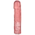 Розовая фаллическая насадка Vac-U-Lock 8  Crystal Jellies Dong - 20,3 см. - Doc Johnson - купить с доставкой в Тольятти