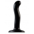 Черный фаллоимитатор-насадка Strap-On-Me P G spot Dildo size S - 16,4 см. - Strap-on-me - купить с доставкой в Тольятти
