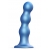 Голубая насадка Strap-On-Me Dildo Plug Balls size L - Strap-on-me - купить с доставкой в Тольятти
