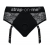 Черные трусики для насадок Diva Lingerie Harness - size L - Strap-on-me - купить с доставкой в Тольятти