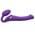 Фиолетовый безремневой вибрострапон Vibrating Bendable Strap-On - size L - Strap-on-me - купить с доставкой в Тольятти