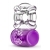 Фиолетовое эрекционное виброкольцо Pleaser Rechargeable C-Ring - Blush Novelties - в Тольятти купить с доставкой