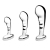 Набор из 3 стальных стимуляторов простаты Stainless Steel P-spot Training Set - b-Vibe - в Тольятти купить с доставкой
