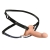 Телесный полый страпон 2  Erection 28X Smooth Vibrating Silicone Penis Sheath - 16 см. - XR Brands - купить с доставкой в Тольятти