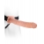 Фаллопротез телесного цвета Hollow Strap-On - 29 см. - Pipedream - купить с доставкой в Тольятти
