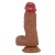 Телесный фаллоимитатор из жидкого силикона Curtis - 17,3 см. - Baile