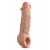 Телесная насадка-удлинитель Intrepid 9.25 Inch Realistic Penis Extender Sleeve - 23,5 см. - Blush Novelties - в Тольятти купить с доставкой