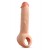 Телесная насадка-удлинитель Thrive 8.75 Inch Realistic Penis Extender Sleeve - 22,2 см. - Blush Novelties - в Тольятти купить с доставкой