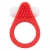 Красное эрекционное кольцо LIT-UP SILICONE STIMU RING 1 RED - Dream Toys - в Тольятти купить с доставкой