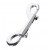Серебристый двухсторонний карабин TOYFA Metal - ToyFa - купить с доставкой в Тольятти