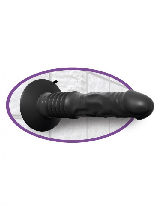 Анальный вибростимулятор Vibrating Ass Fucker с поступательными движениями - Pipedream