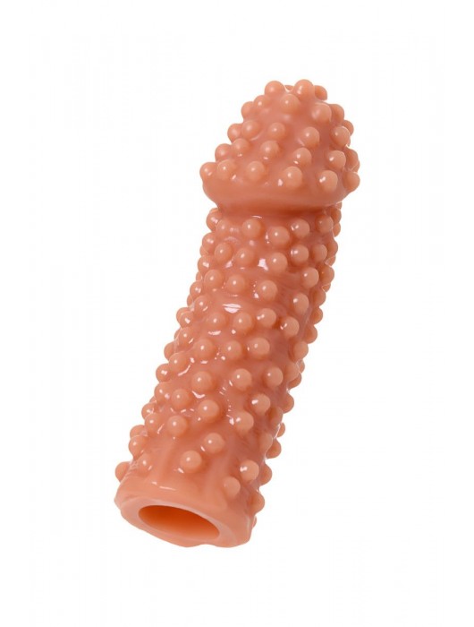 Телесная насадка на фаллос с бугорками KOKOS Extreme Sleeve 10 - 15,8 см. - KOKOS - в Тольятти купить с доставкой