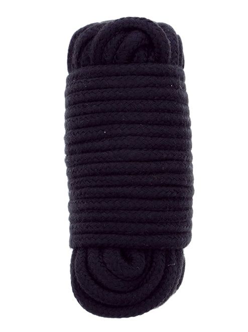 Черная веревка для связывания BONDX LOVE ROPE - 10 м. - Dream Toys - купить с доставкой в Тольятти