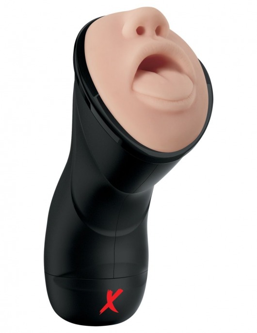 Мастурбатор-ротик Deep Throat Vibrating Stroker - Pipedream - в Тольятти купить с доставкой