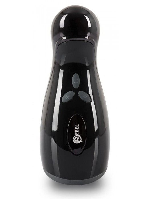 Черный мастурбатор Rebel Masturbator с нагревом - Orion - в Тольятти купить с доставкой