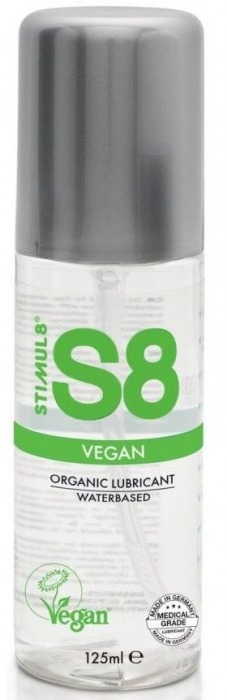 Веганский лубрикант на водной основе S8 Vegan Lube - 125 мл. - Stimul8 - купить с доставкой в Тольятти