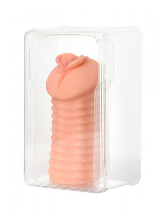 Мастурбатор-вагина ELEGANCE с ребрами на поверхности - KOKOS - в Тольятти купить с доставкой