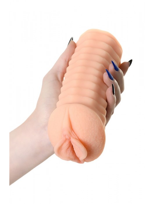 Мастурбатор-вагина ELEGANCE с ребрами на поверхности - KOKOS - в Тольятти купить с доставкой