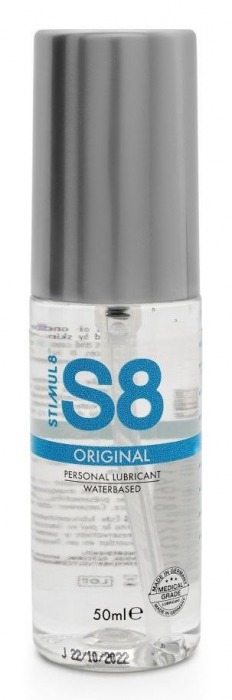 Универсальный лубрикант на водной осноdе S8 Original Lube - 50 мл. - Stimul8 - купить с доставкой в Тольятти