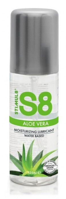 Лубрикант на водной основе S8 Aloe Vera Lube - 125 мл. - Stimul8 - купить с доставкой в Тольятти