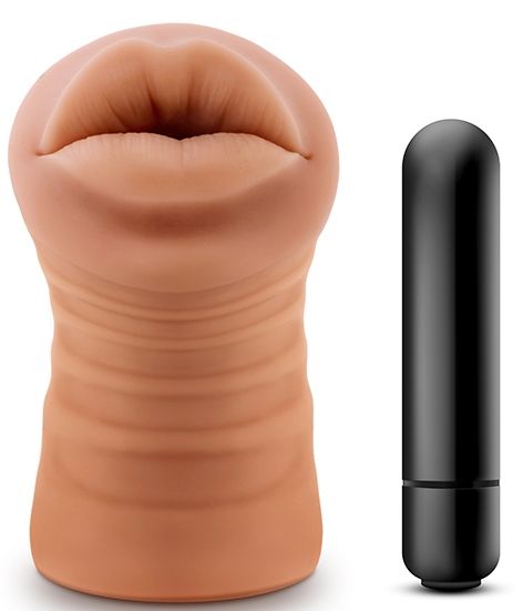 Кофейный мастурбатор-ротик Isabella - Blush Novelties - в Тольятти купить с доставкой