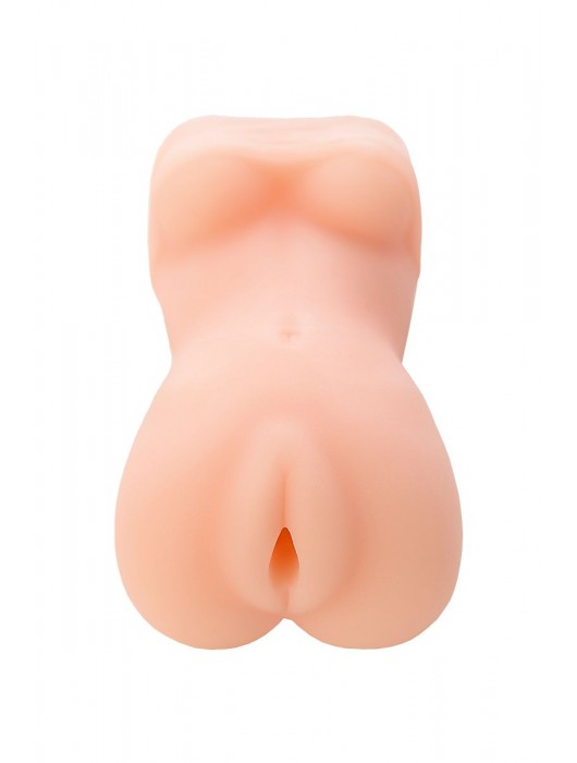 Телесный мастурбатор в виде женской фигурки - Toyfa Basic - в Тольятти купить с доставкой